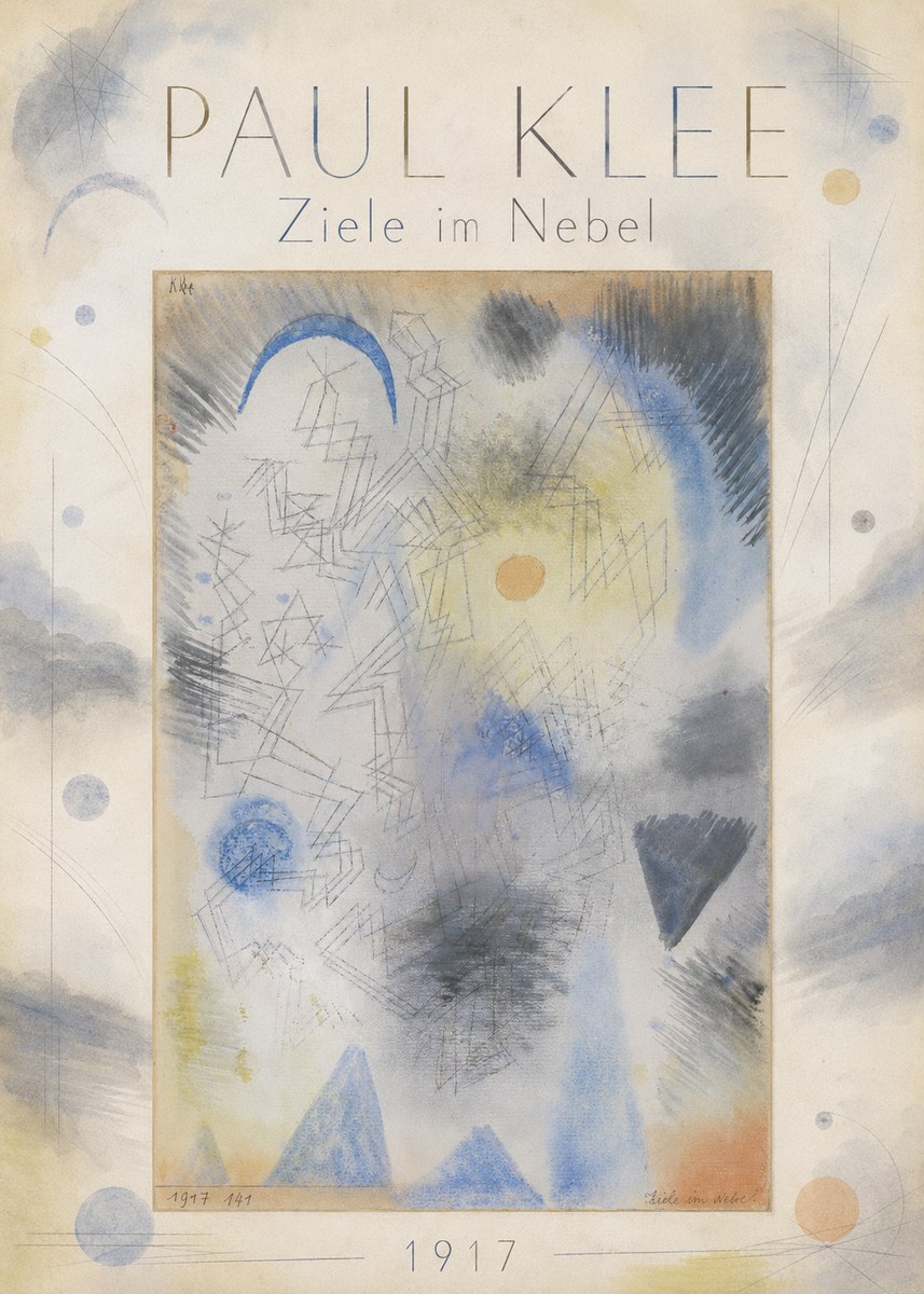 Paul Klee Ziele Im Nebel No3 - Affiche
