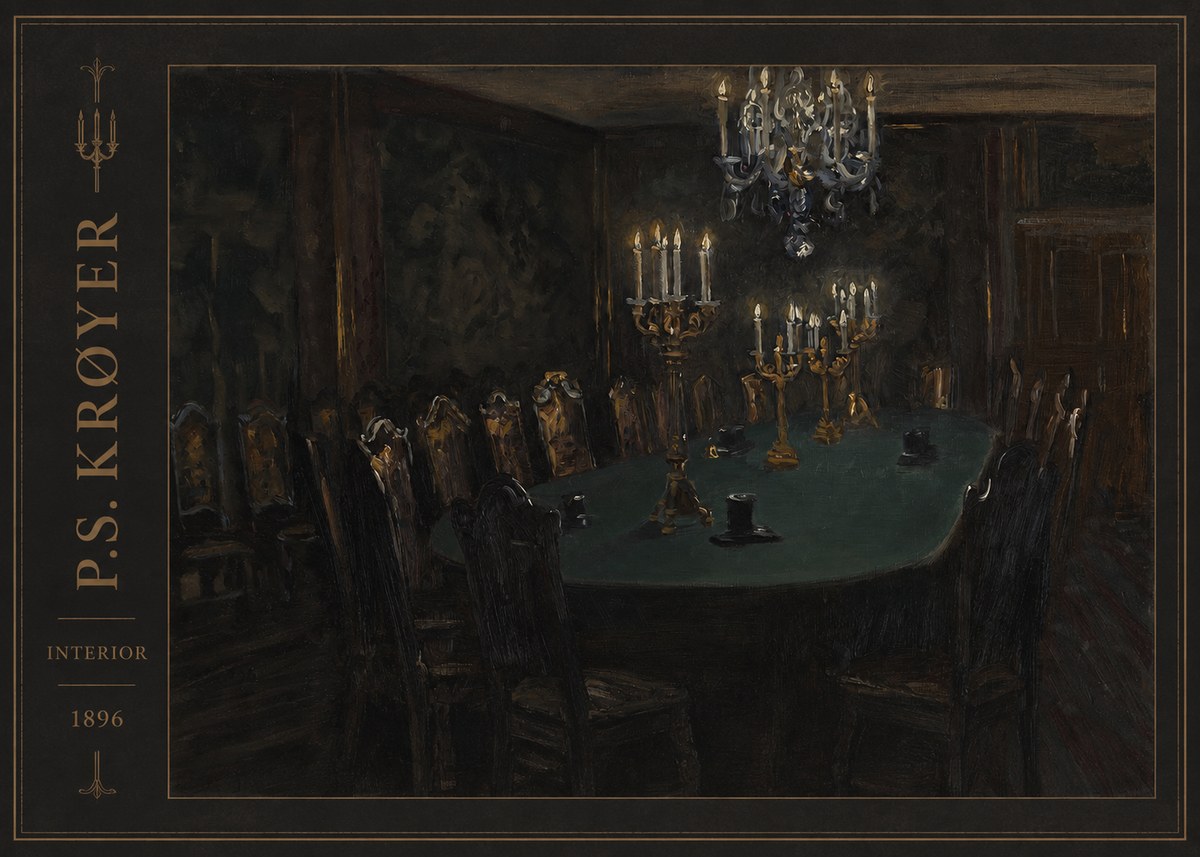 P.S. Krøyer Interior No2 - Affiche