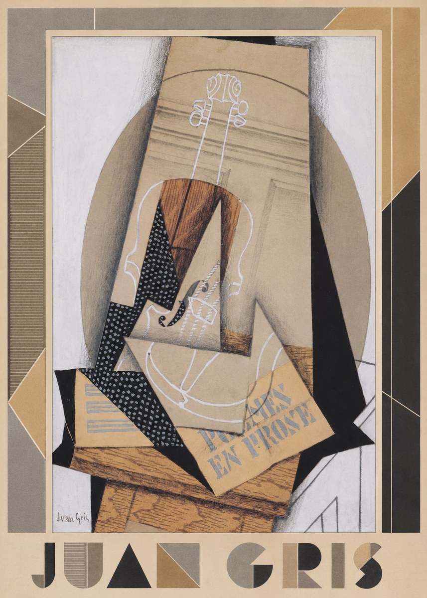 Juan Gris Poèmes En Prose No1 - Affiche