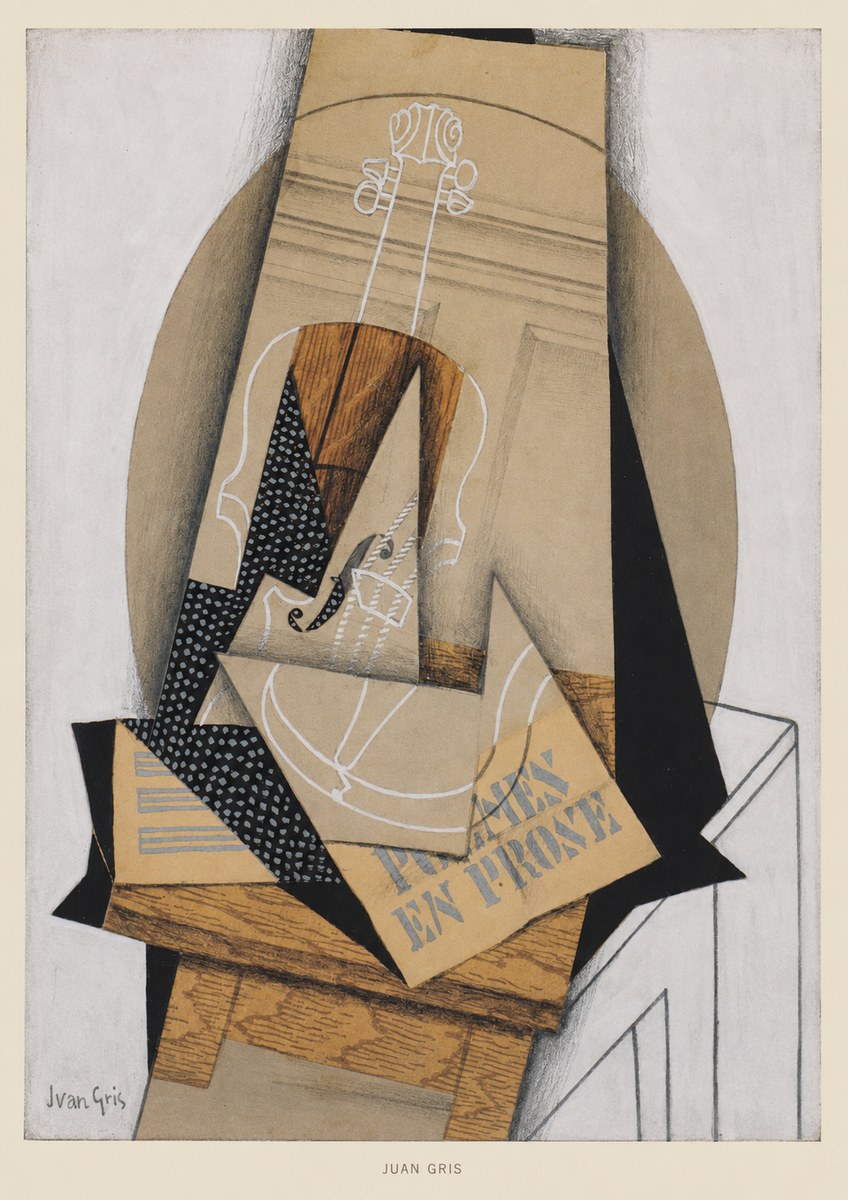 Juan Gris Poèmes En Prose No6 - Affiche