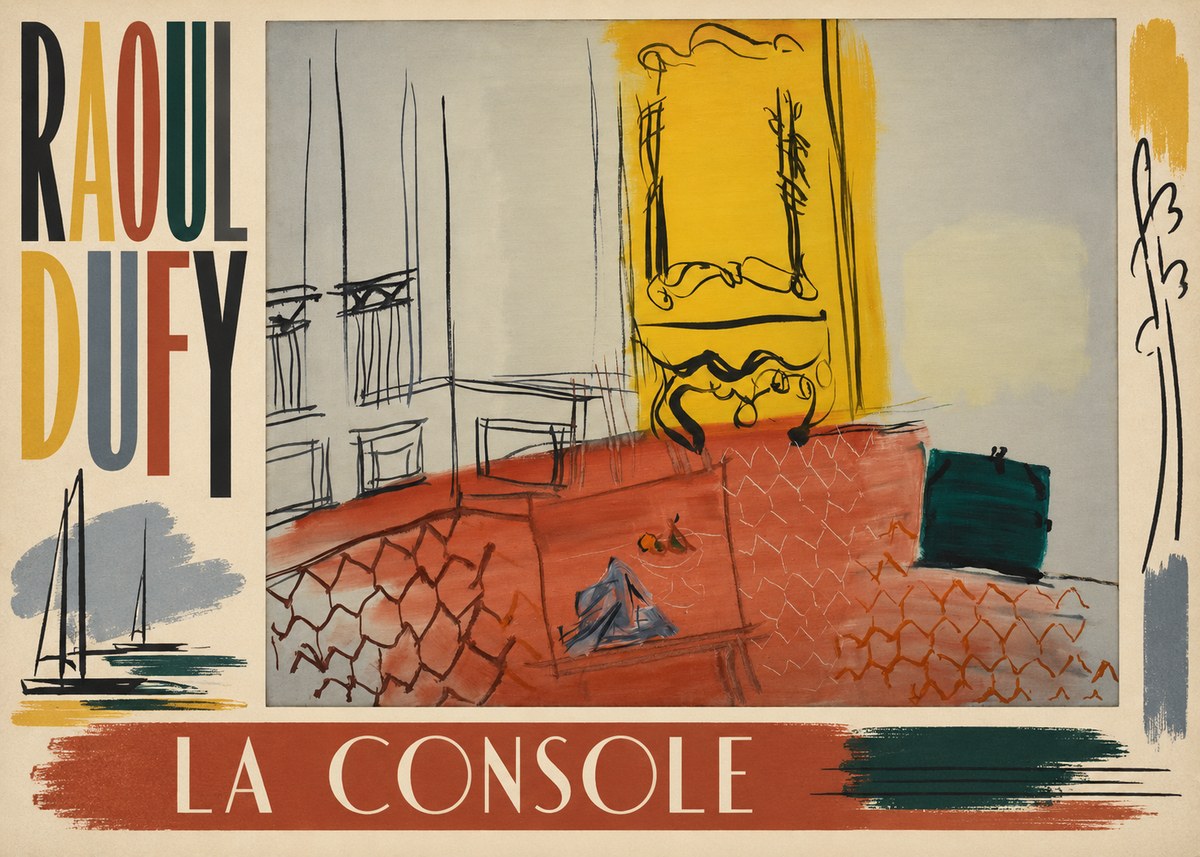 Raoul Dufy La Console No2 - Affiche