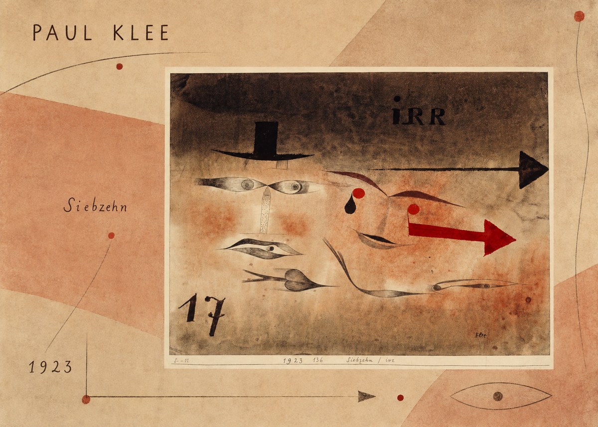 Paul Klee Siebzehn, Irr No5 - Affiche
