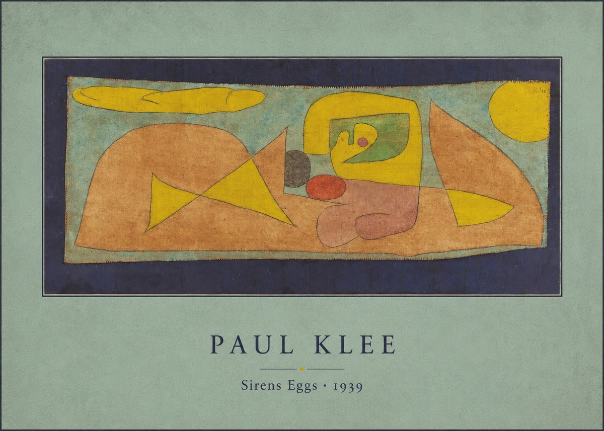 Paul Klee Sirens Eggs No3 - Affiche
