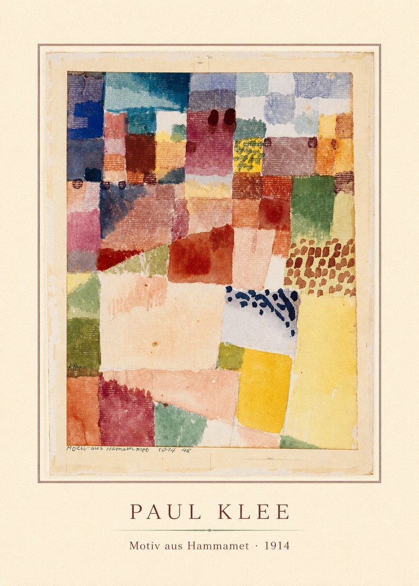 Paul Klee Motiv Aus Hammamet No3 - Affiche