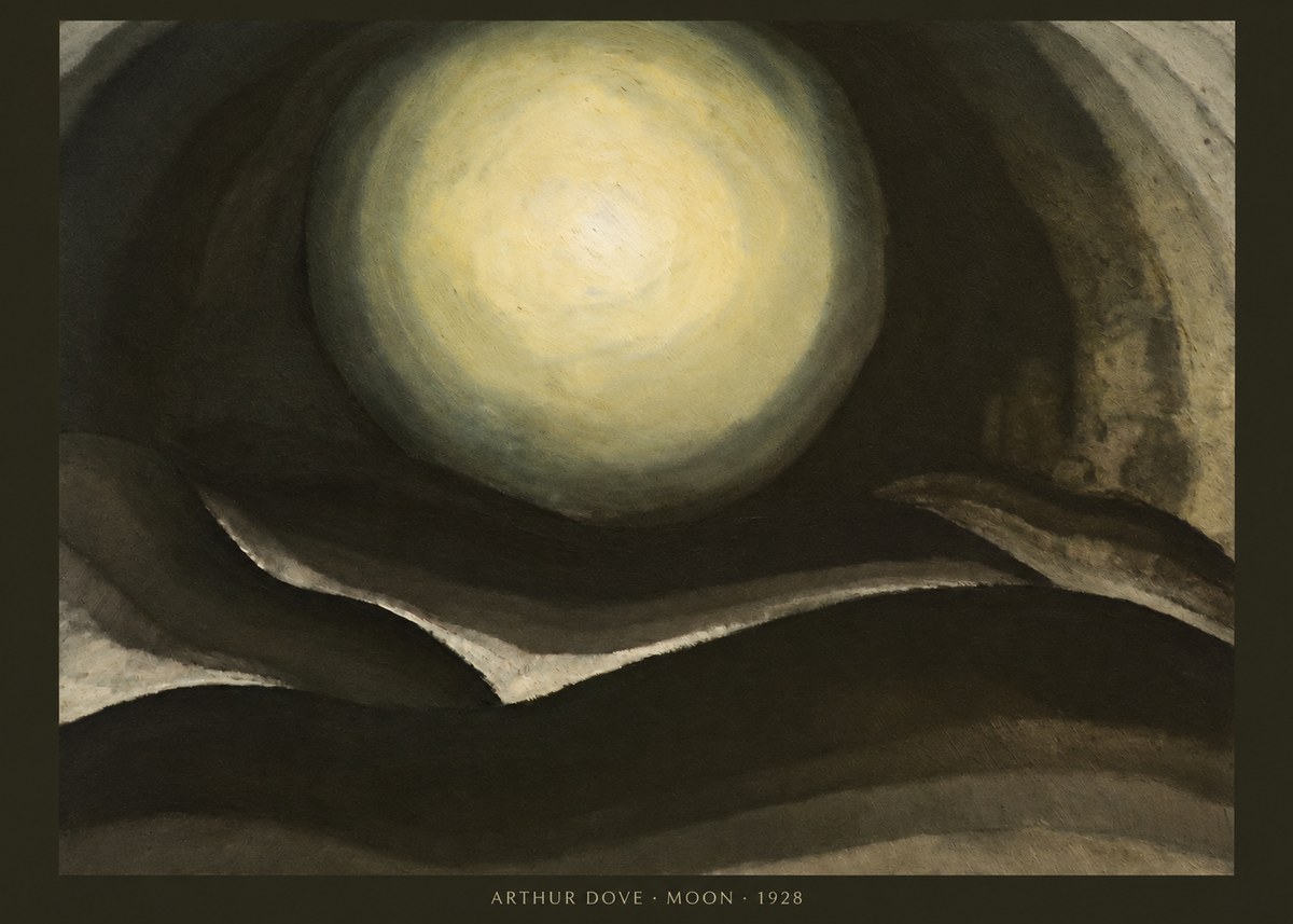 Arthur Dove Moon No6 - Affiche