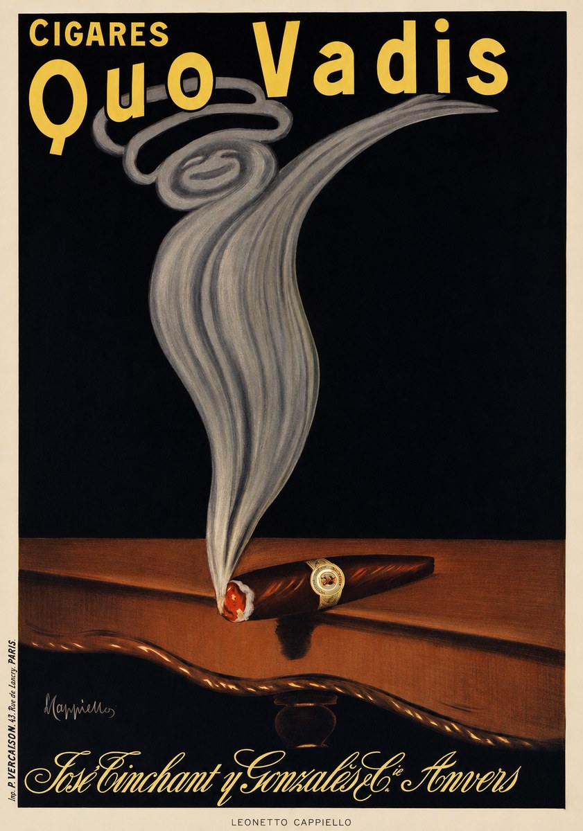 Leonetto Cappiello Quo Vadis No6 - Affiche