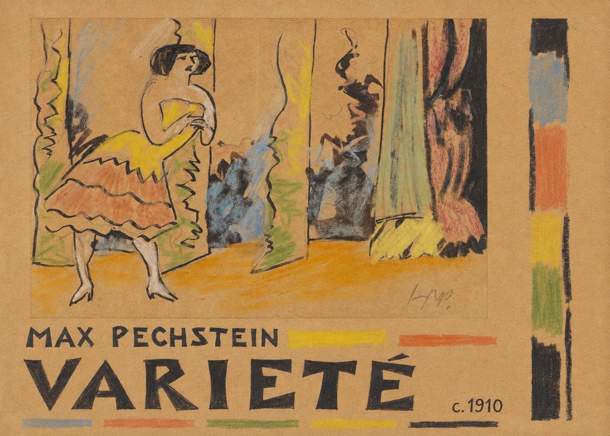 Max Pechstein Varieté No5 - Affiche