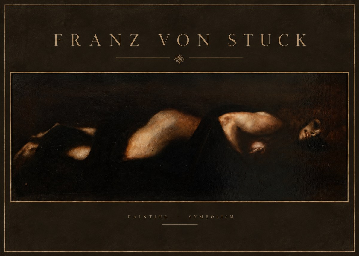 Franz von Stuck Der Schlaf No5 - Affiche