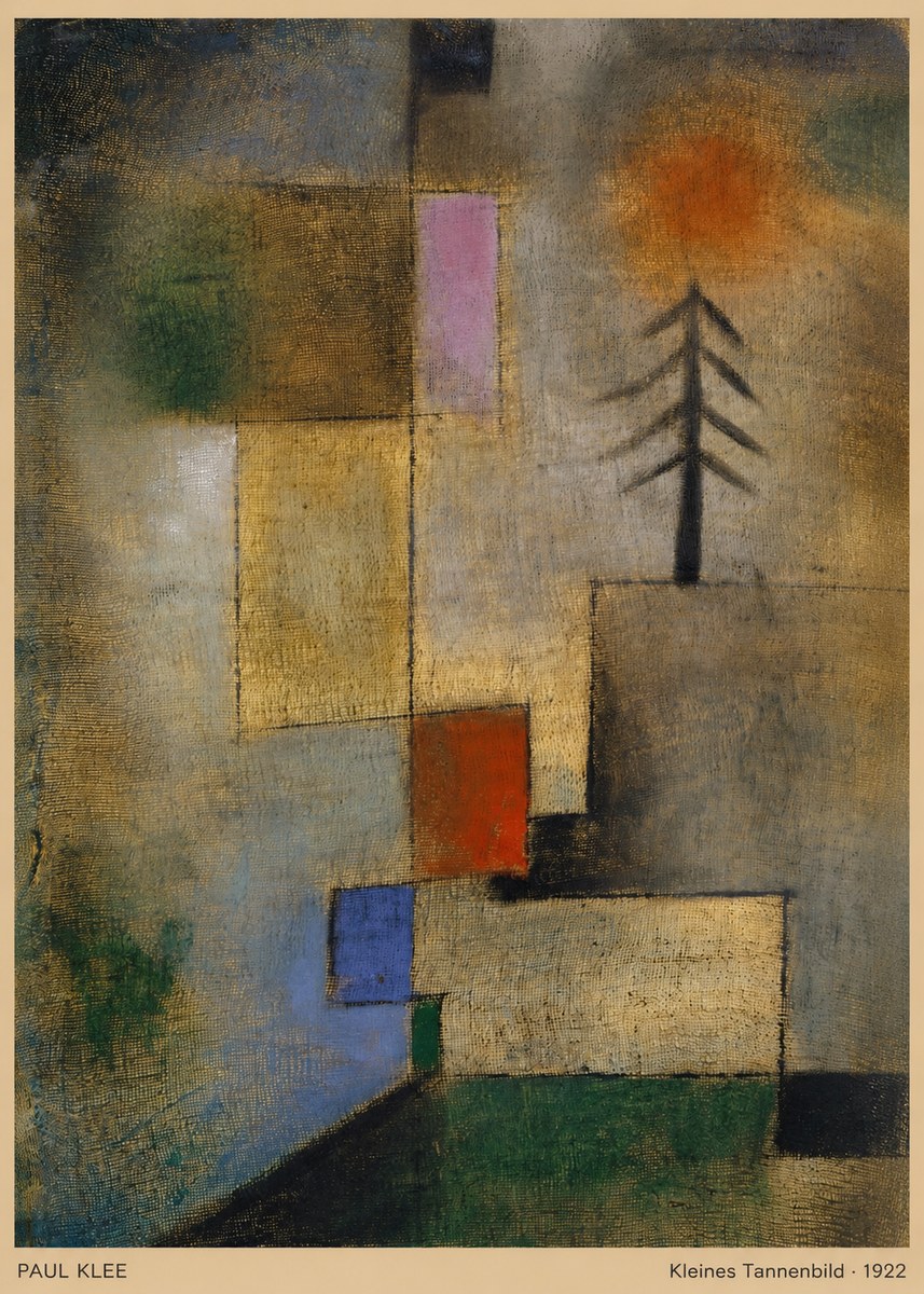 Paul Klee Kleines Tannenbild No5 - Affiche
