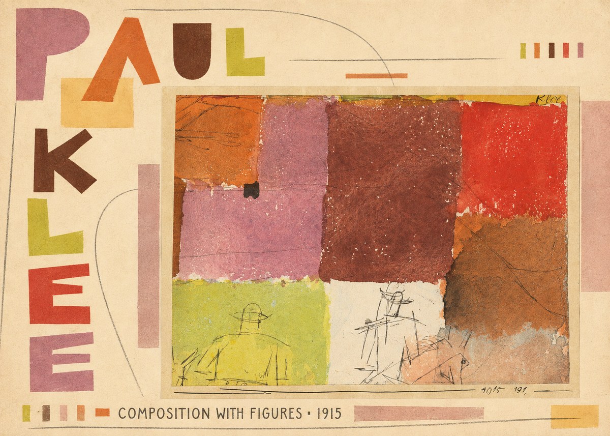Paul Klee Composition with Figures II No5 - Affiche
