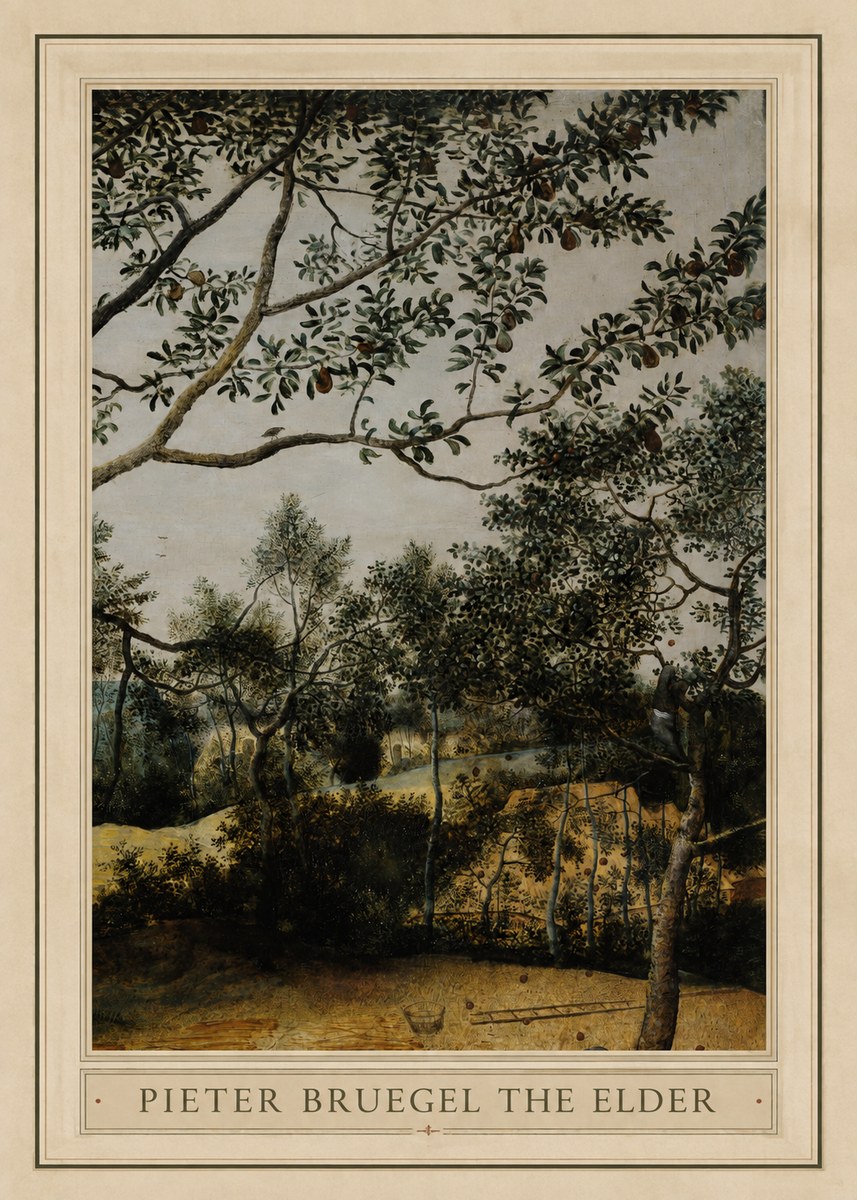 Pieter Bruegel Branch of a Pear Tree No1 - Affiche