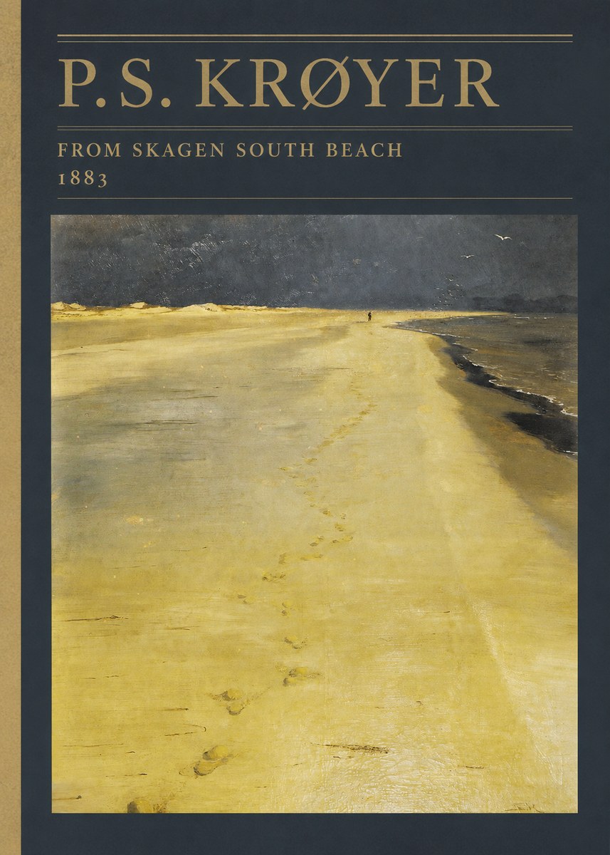 P.S. Krøyer From Skagen South Beach No4 - Affiche