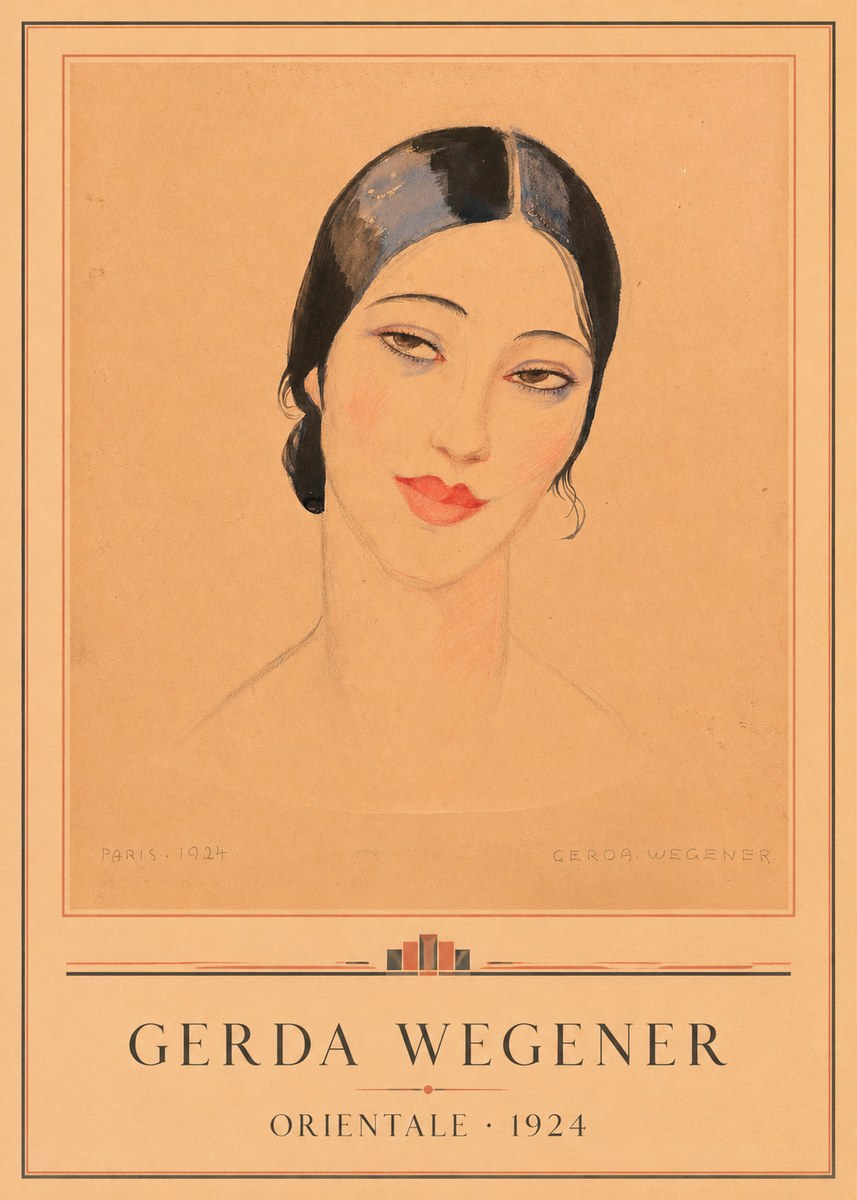 Gerda Wegener Orientale No1 - Affiche