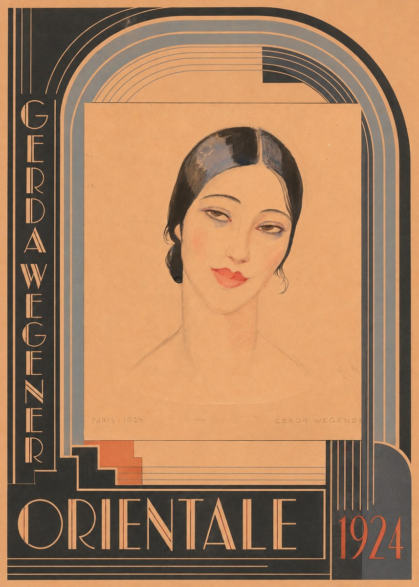 Gerda Wegener Orientale No6 - Affiche