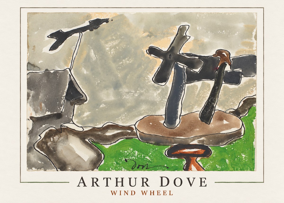 Arthur Dove Wind Wheel No1 - Affiche