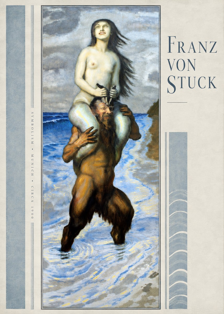Franz von Stuck The Birth of Venus No5 - Affiche
