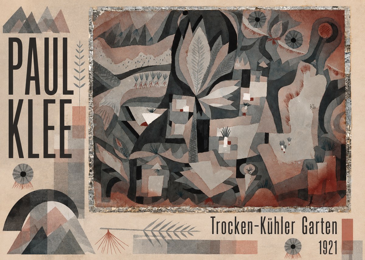 Paul Klee Trocken-kühler Garten No5 - Affiche