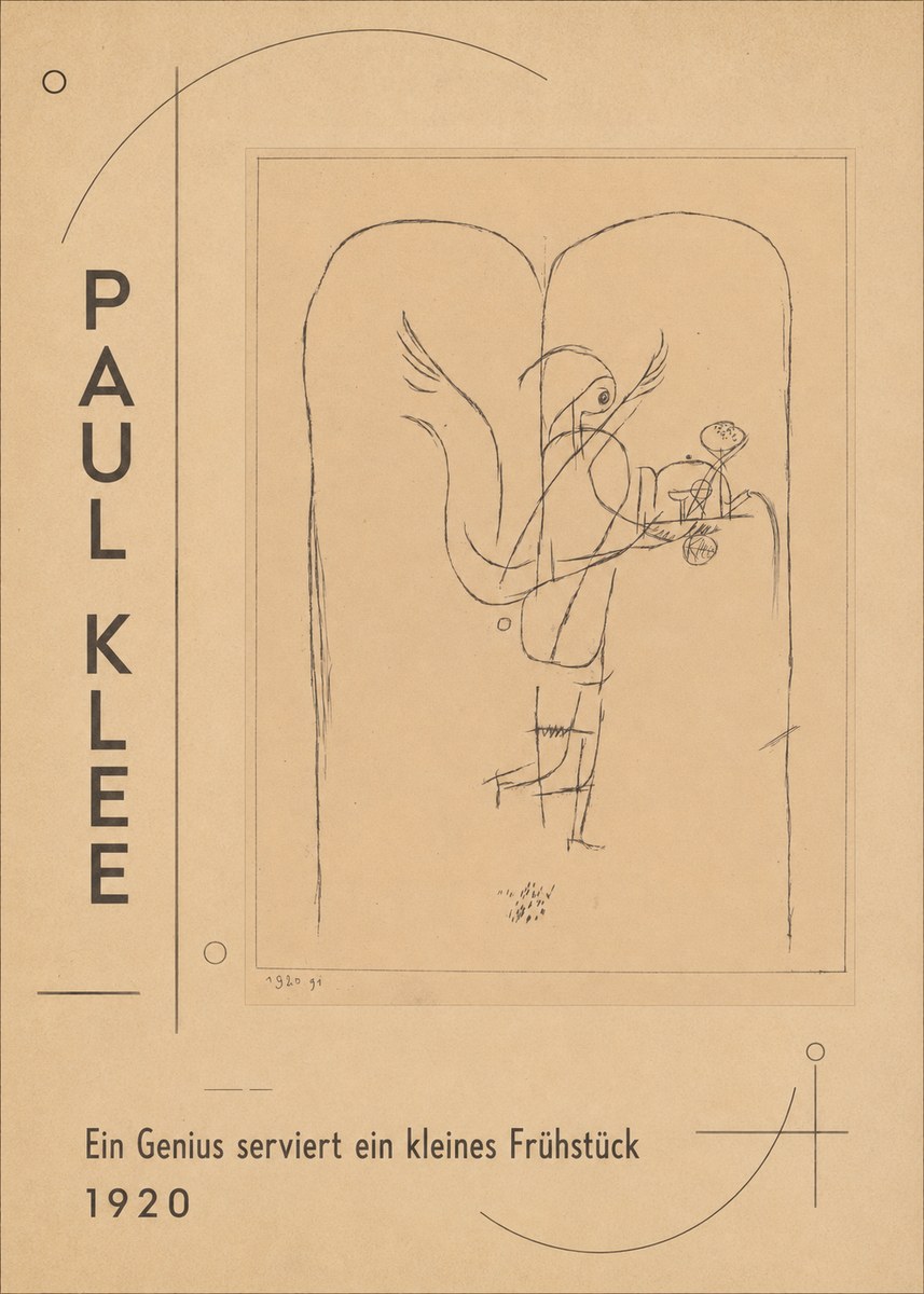 Paul Klee Ein Genius Serviert Ein Kleines Frühstück No2 - Affiche