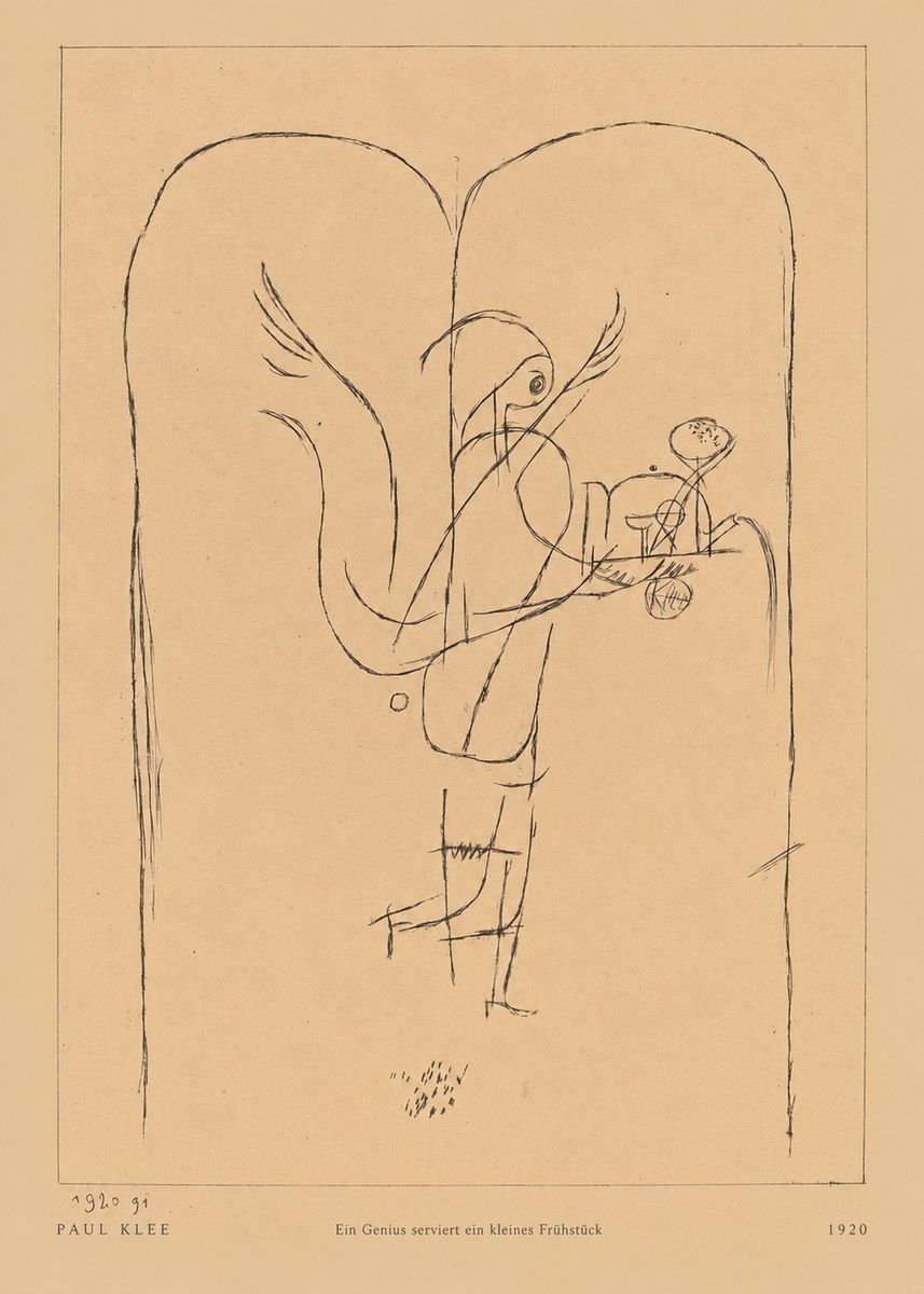 Paul Klee Ein Genius Serviert Ein Kleines Frühstück No5 - Affiche