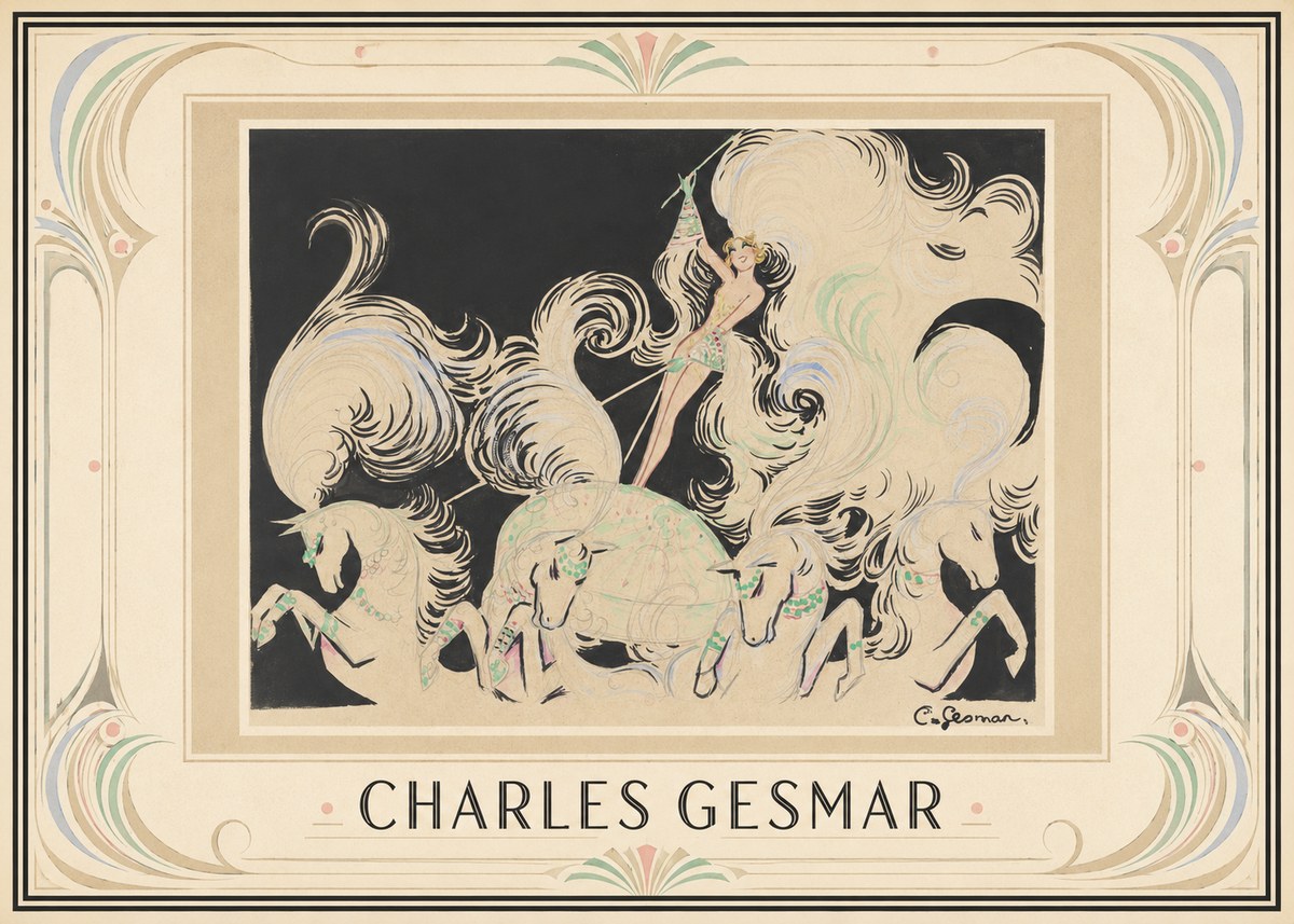 Charles Gesmar Art Deco Fantasy No1 - Affiche