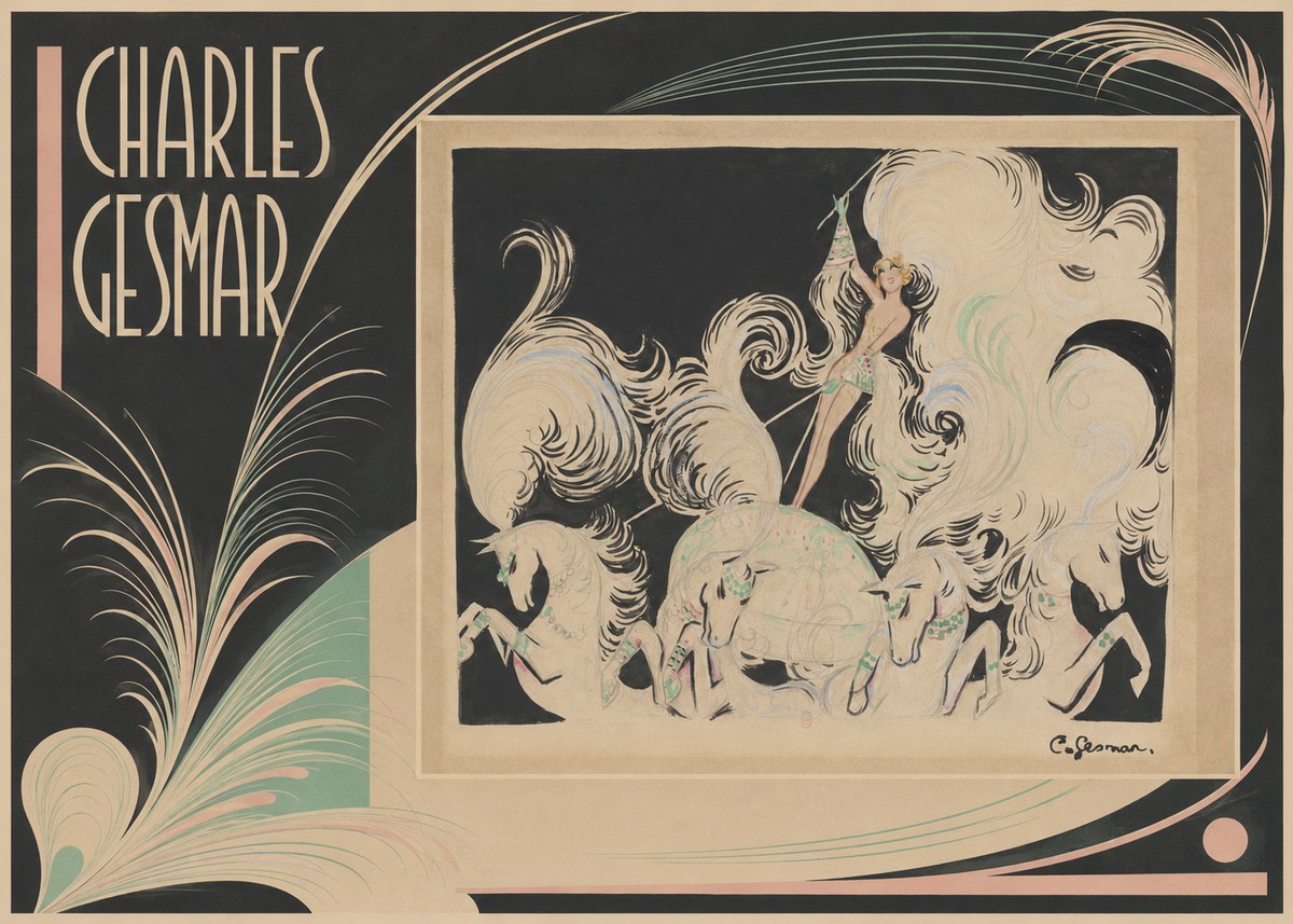Charles Gesmar Art Deco Fantasy No2 - Affiche
