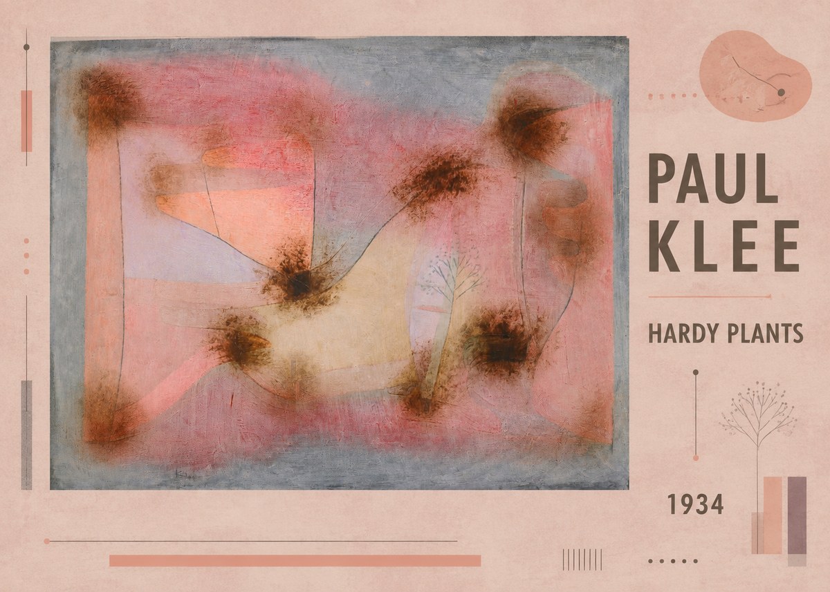 Paul Klee Hardy Plants II No3 - Affiche