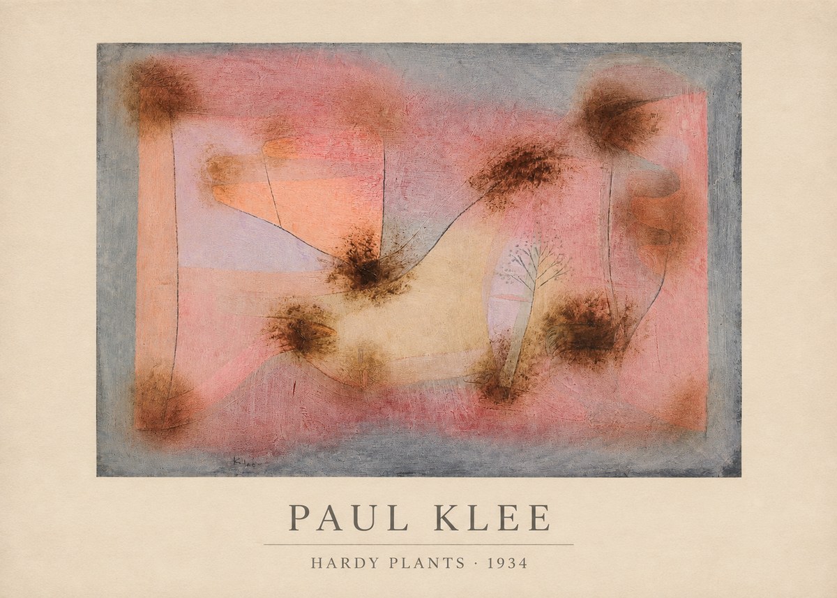 Paul Klee Hardy Plants II No4 - Affiche