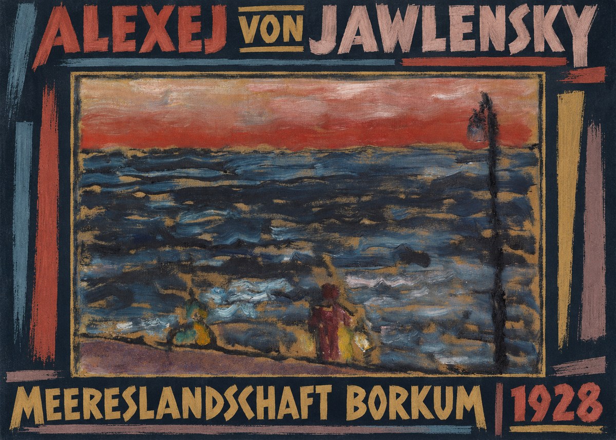 Alexej von Jawlensky Meereslandschaft Borkum No5 - Affiche