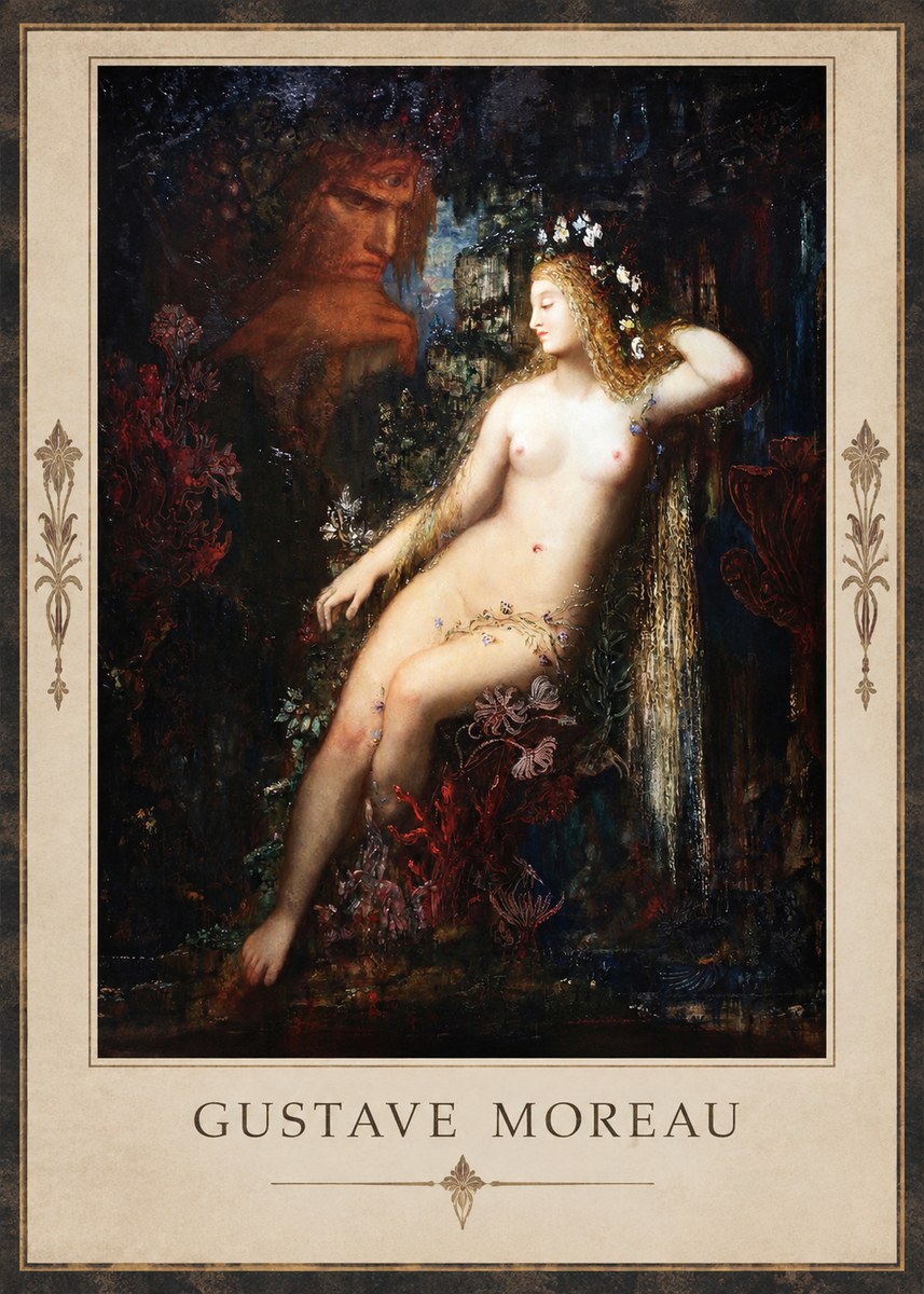 Gustave Moreau Hélène No2 - Affiche