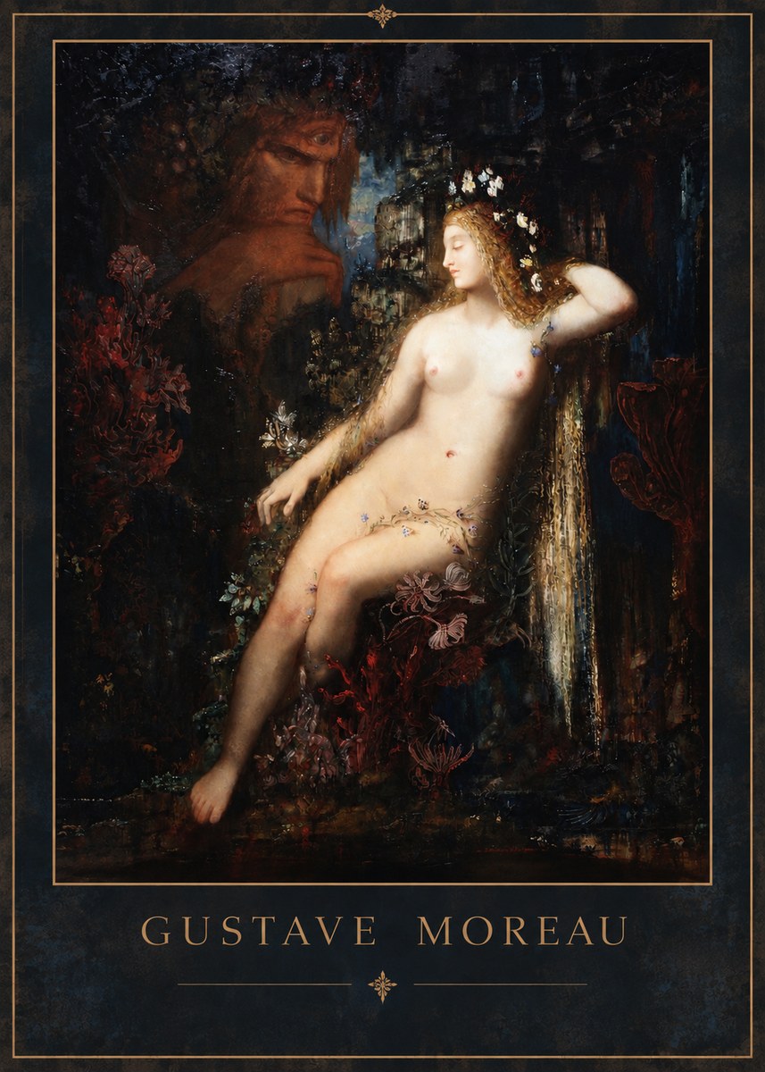 Gustave Moreau Hélène No3 - Affiche