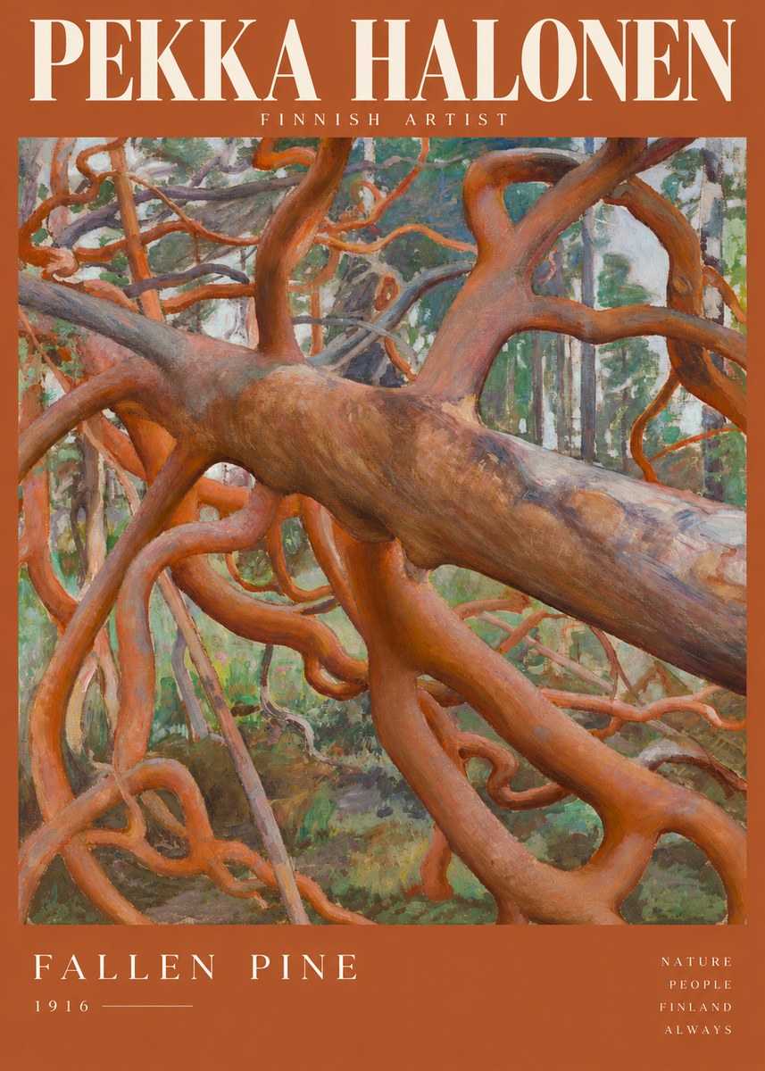 Pekka Halonen Fallen Pine No2 - Affiche