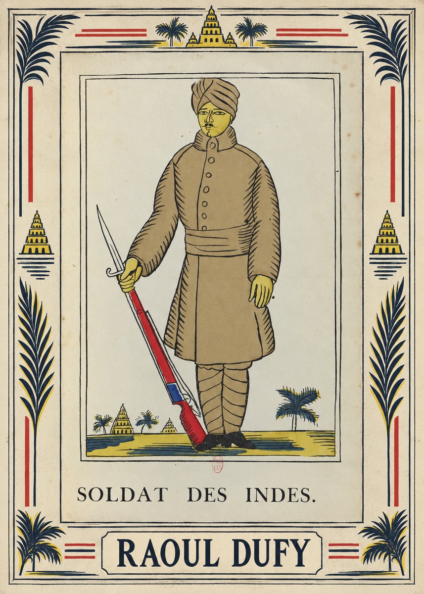 Raoul Dufy Soldat Des Indes. No5 - Affiche