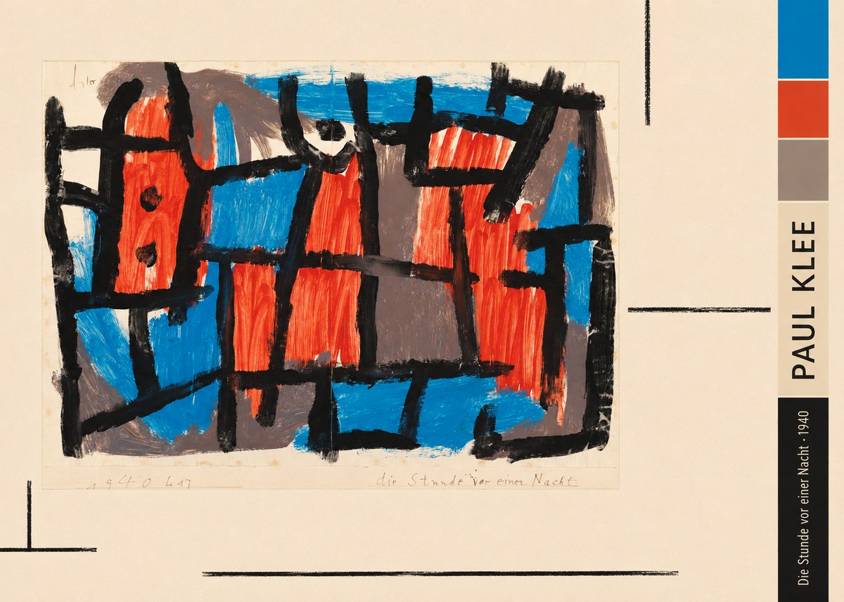 Paul Klee Die Stunde Vor Einer Nacht No3 - Affiche