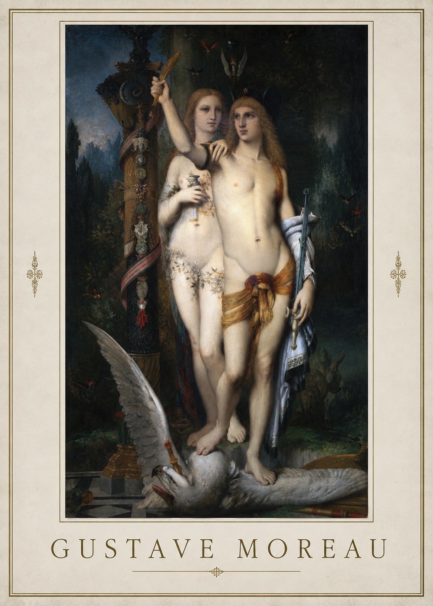 Gustave Moreau The Chimeras No1 - Affiche
