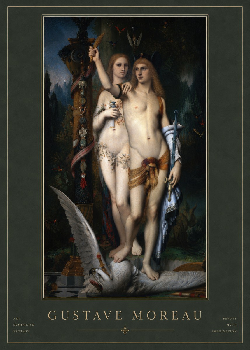 Gustave Moreau The Chimeras No3 - Affiche