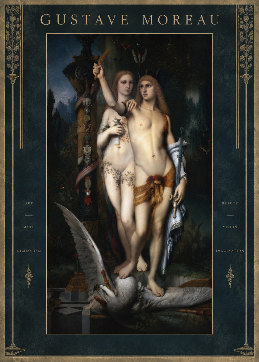 Gustave Moreau The Chimeras No5 - Affiche