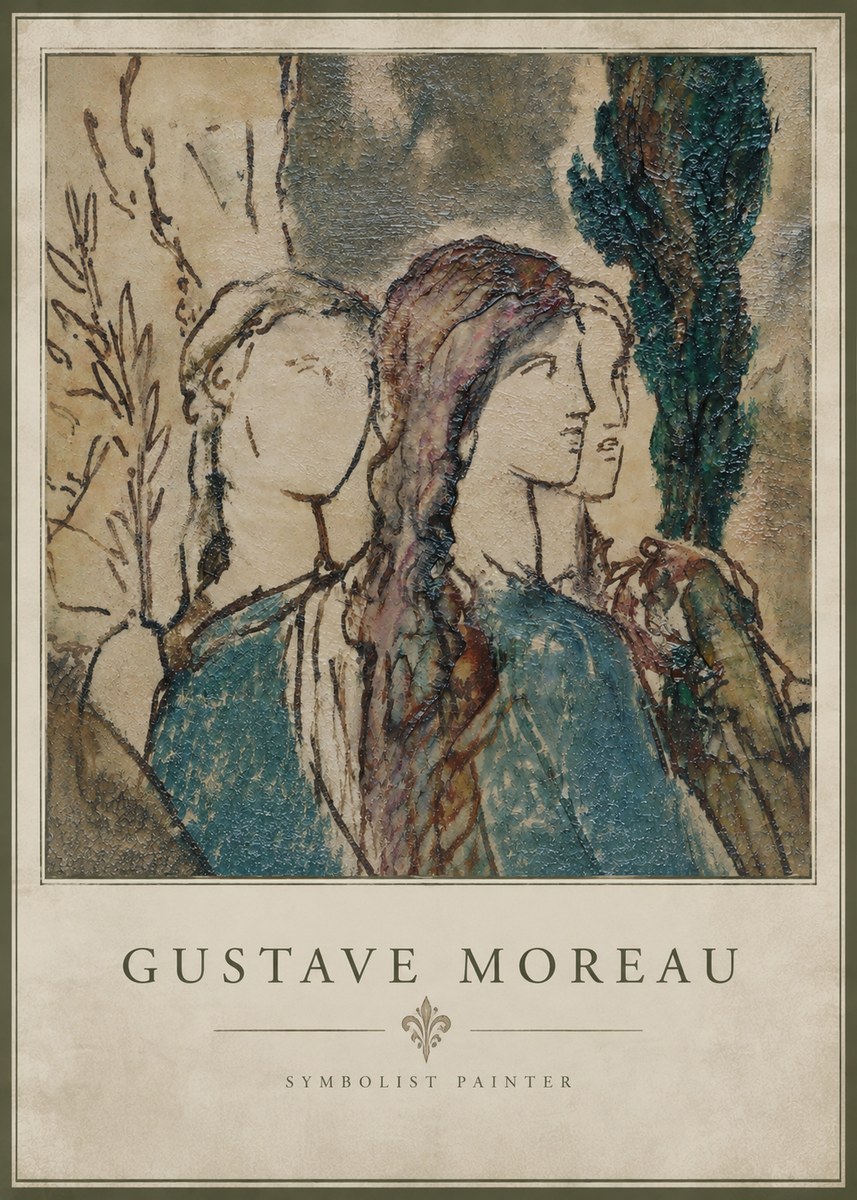 Gustave Moreau Untitled II No3 - Affiche
