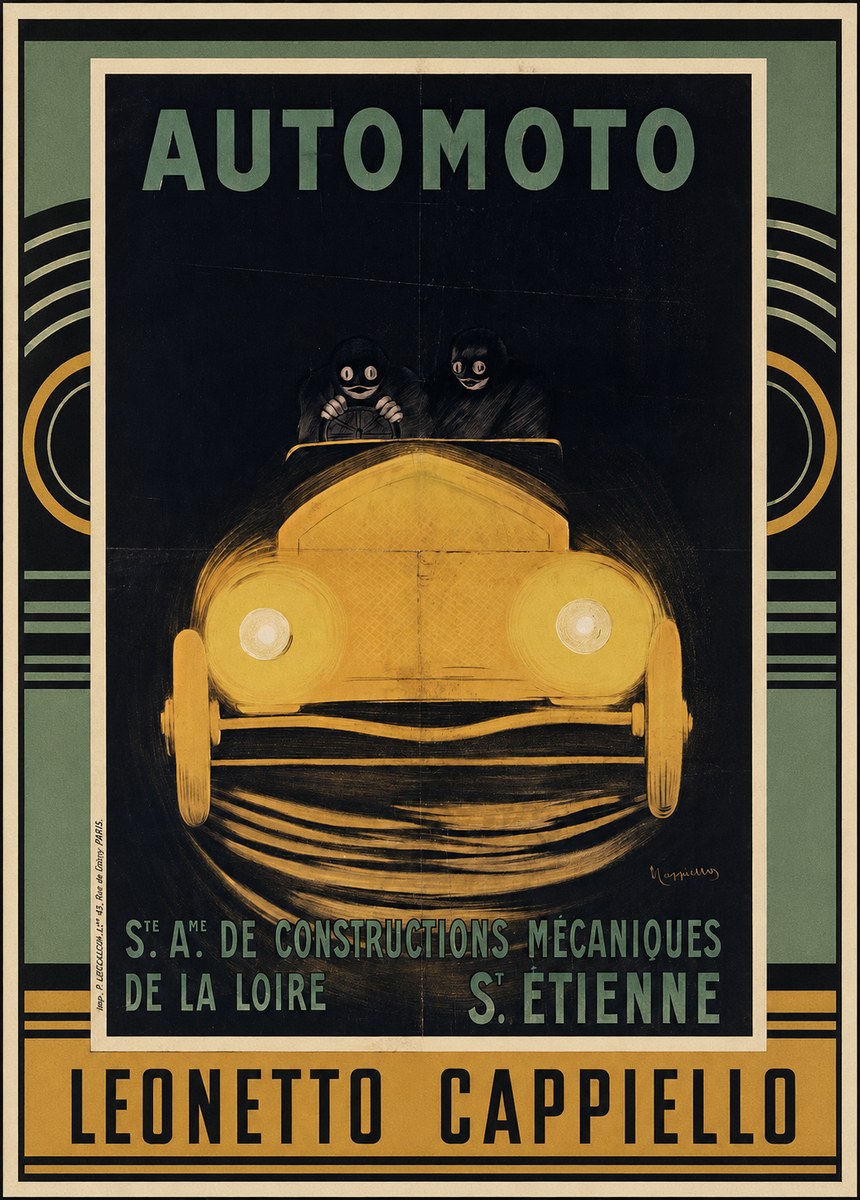 Leonetto Cappiello Automoto No3 - Affiche