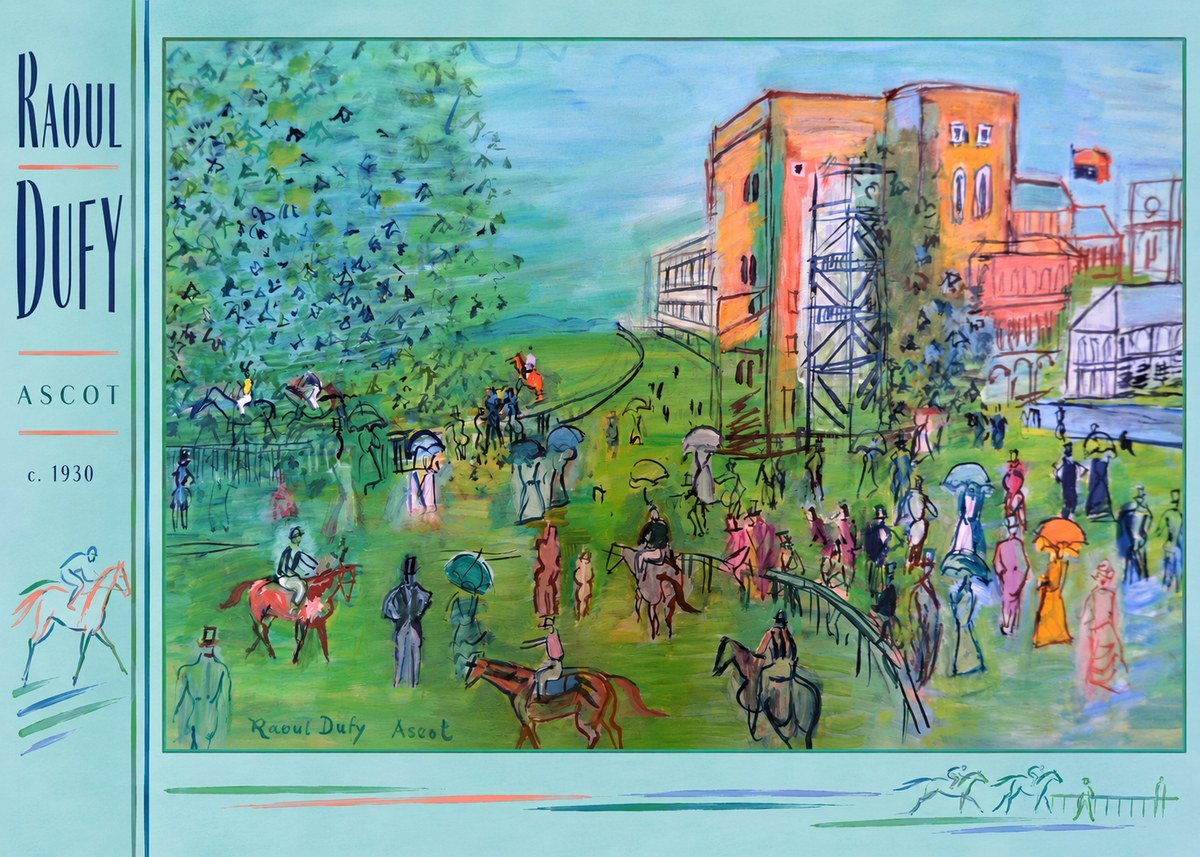 Raoul Dufy Ascot C. 1930 II No2 - Affiche