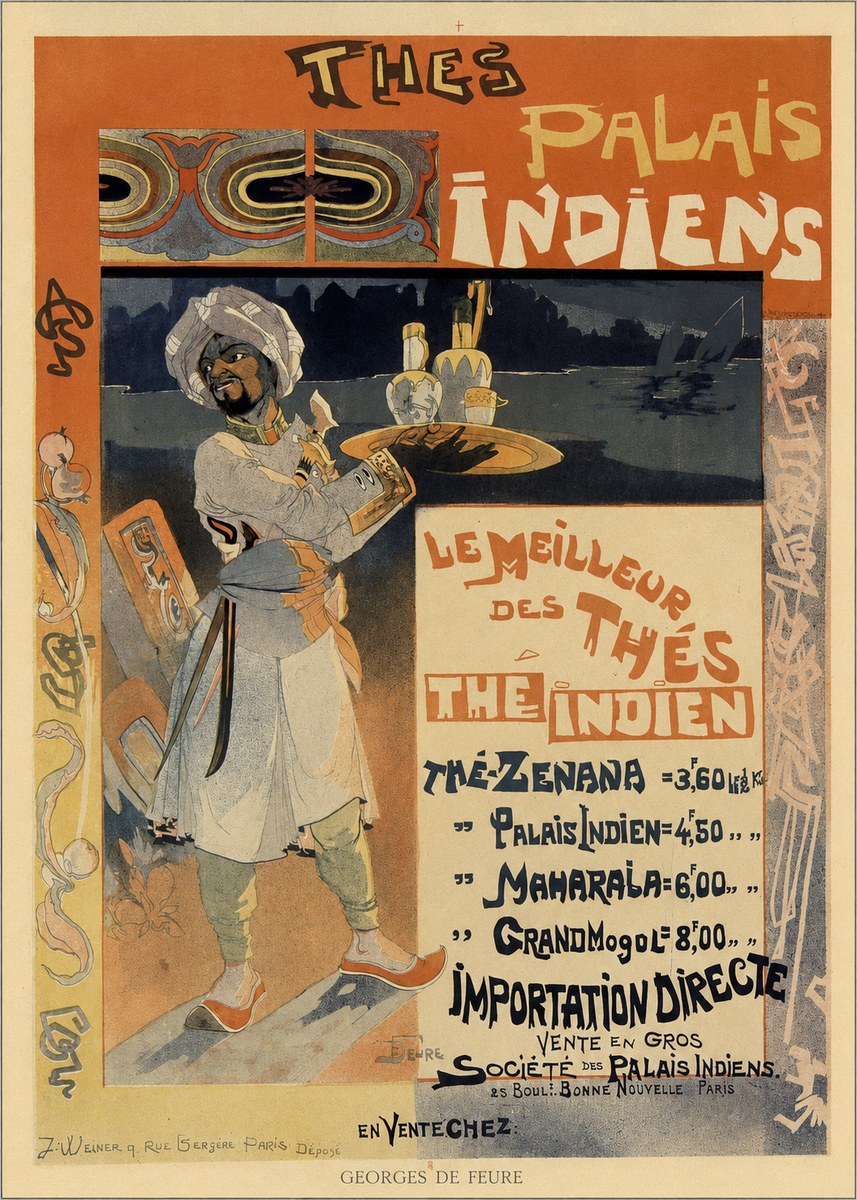 Georges de Feure Palais Indiens No6 - Affiche