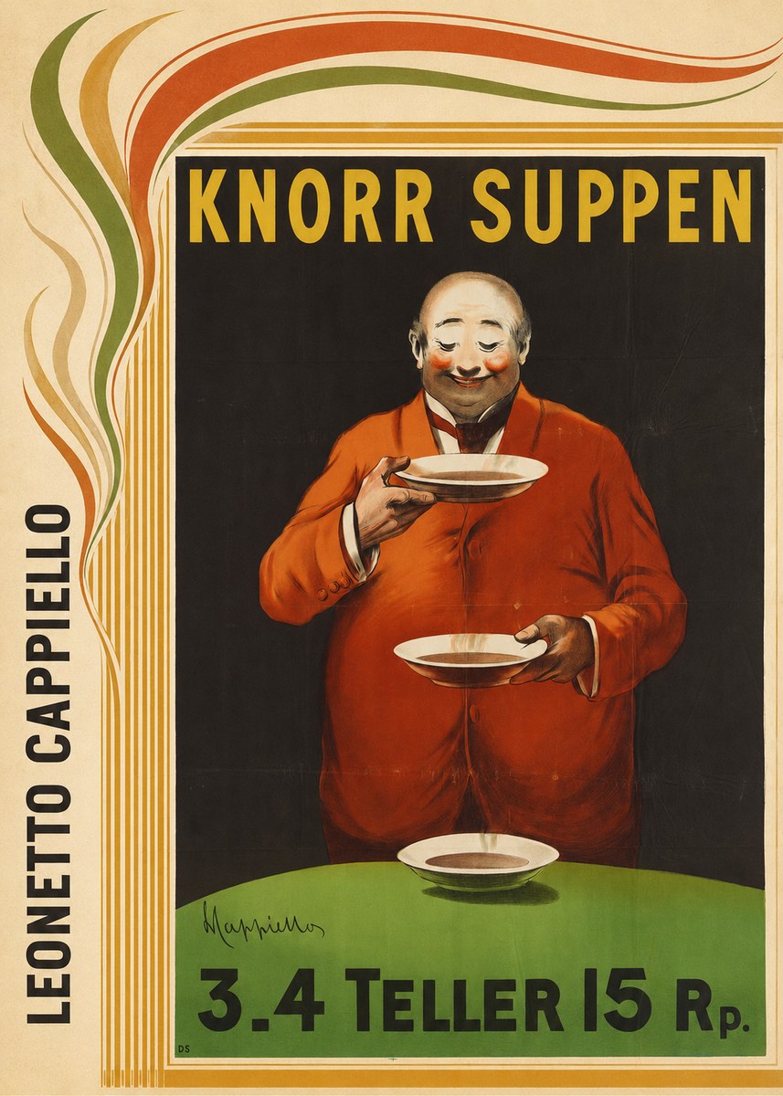 Leonetto Cappiello Knorr Suppen No5 - Affiche