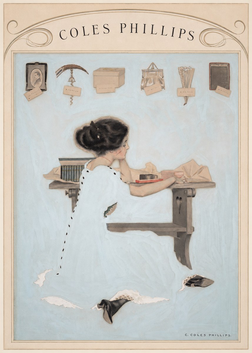 Coles Phillips Remembrance No3 - Affiche