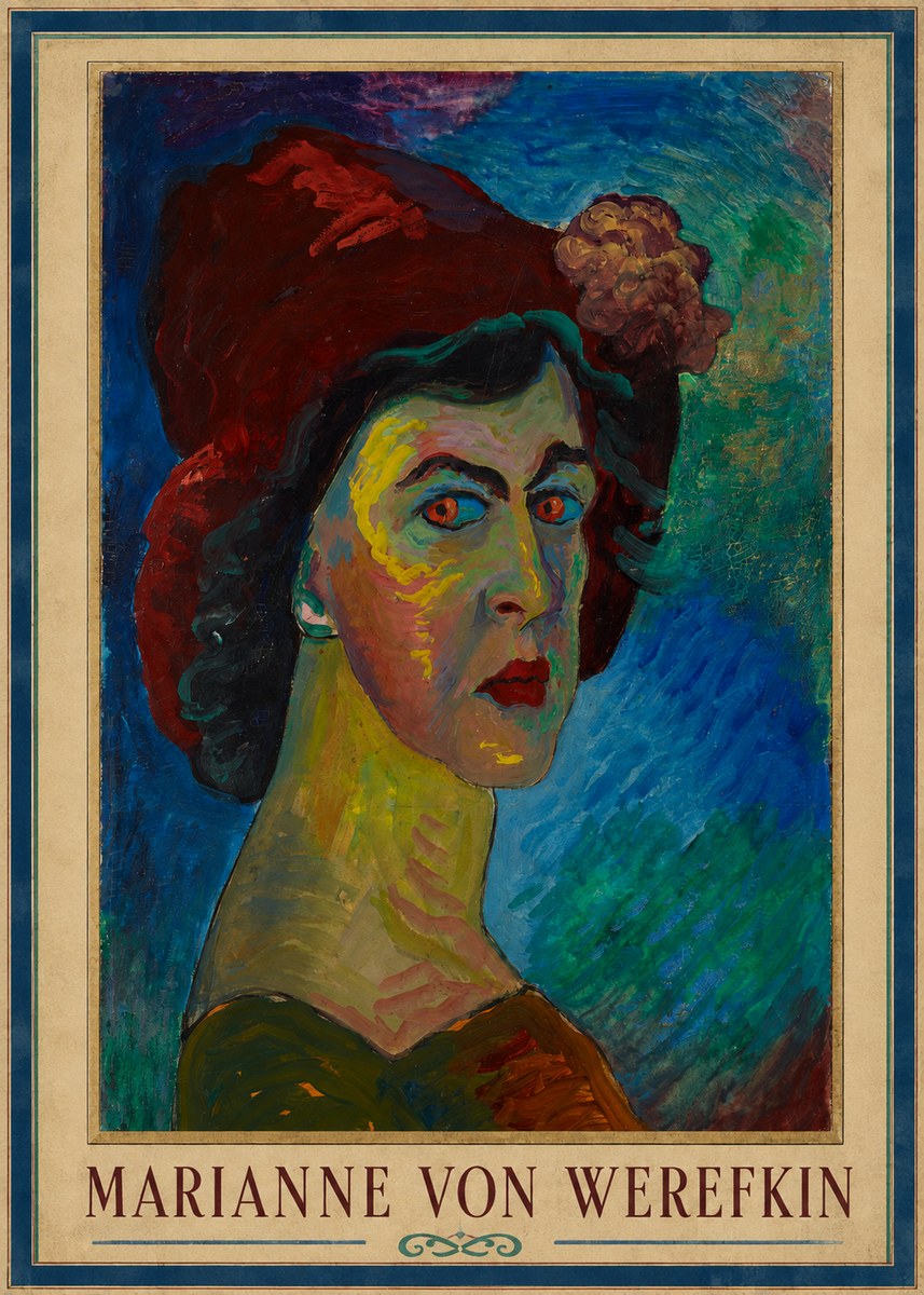Marianne von Werefkin Self-portrait No1 - Affiche