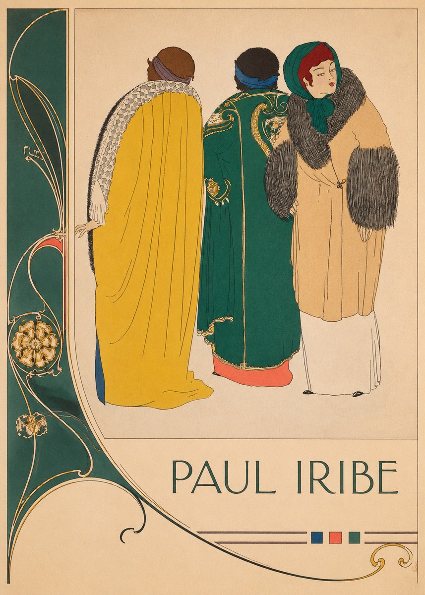 Paul Iribe Fashionable Figures No3 - Affiche