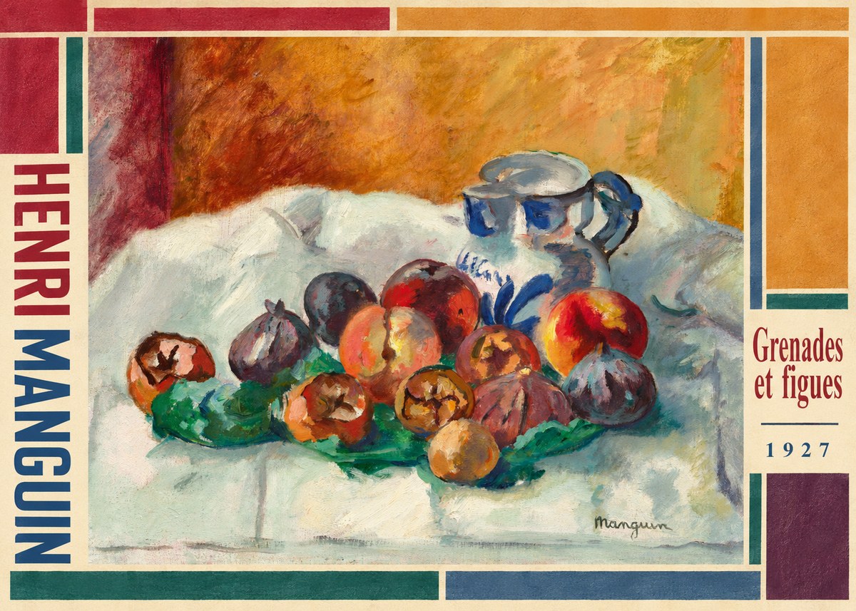 Henri Manguin Grenades Et Figues No2 - Affiche