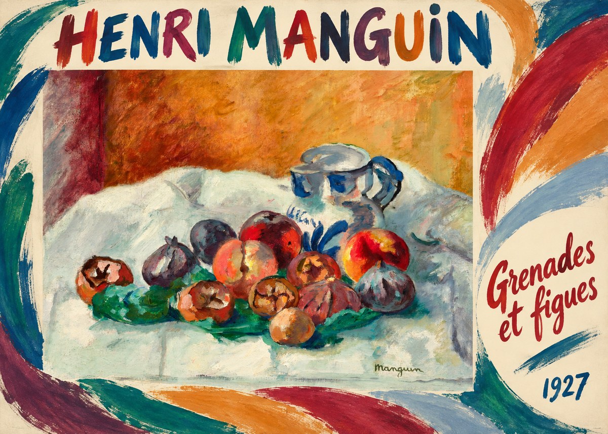 Henri Manguin Grenades Et Figues No4 - Affiche