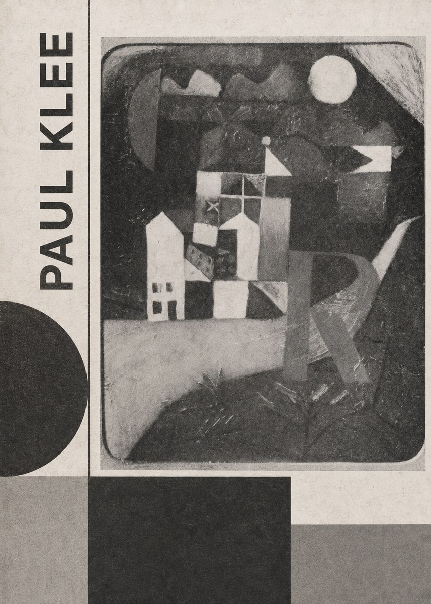 Paul Klee Village in the Mountains No4 - Affiche