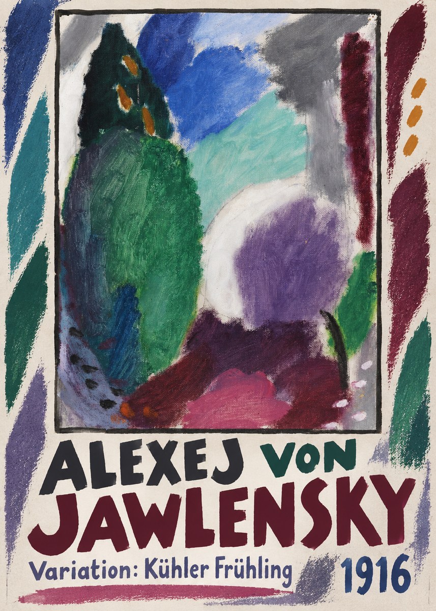 Alexej von Jawlensky Variation: Kühler Frühling No4 - Affiche