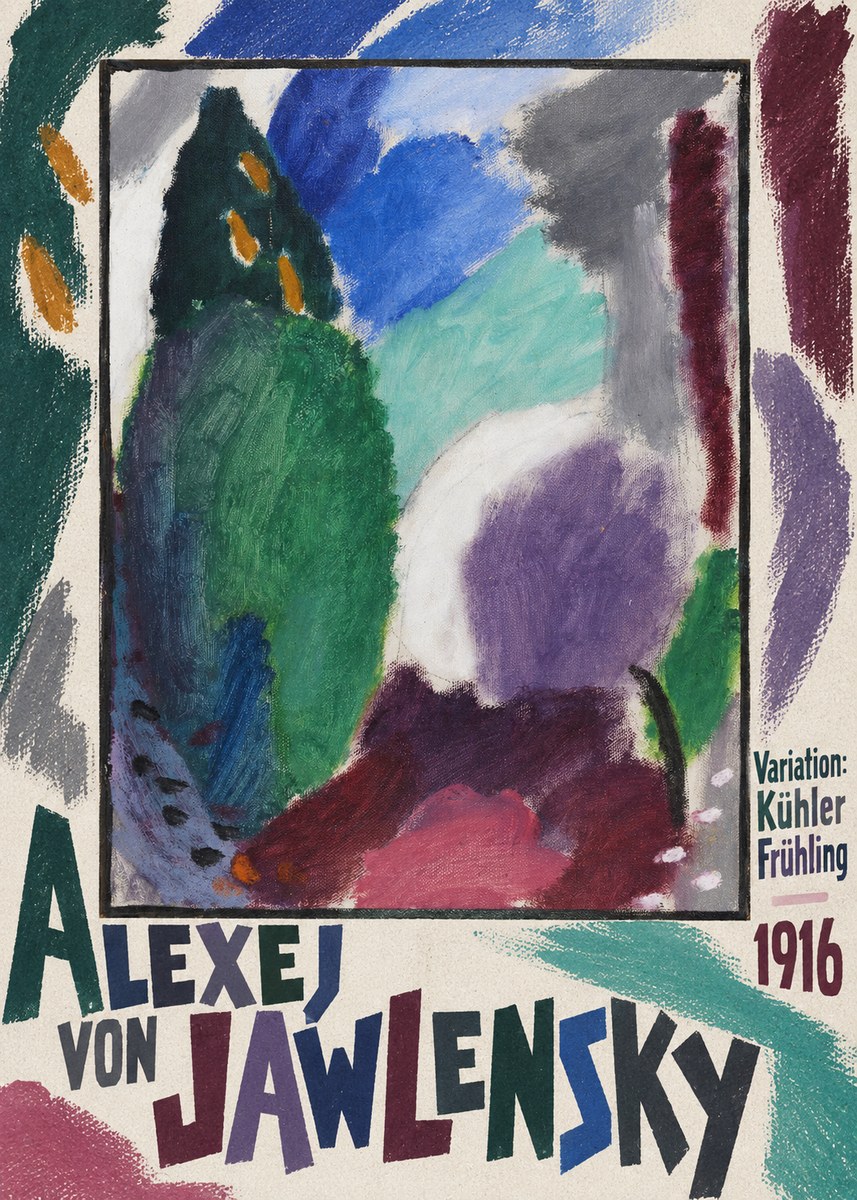 Alexej von Jawlensky Variation: Kühler Frühling No6 - Affiche