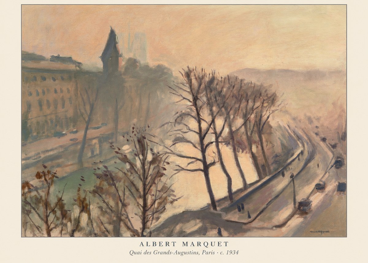 Albert Marquet Quai Des Grands-augustins, Paris · C. 1934 No6 - Affiche